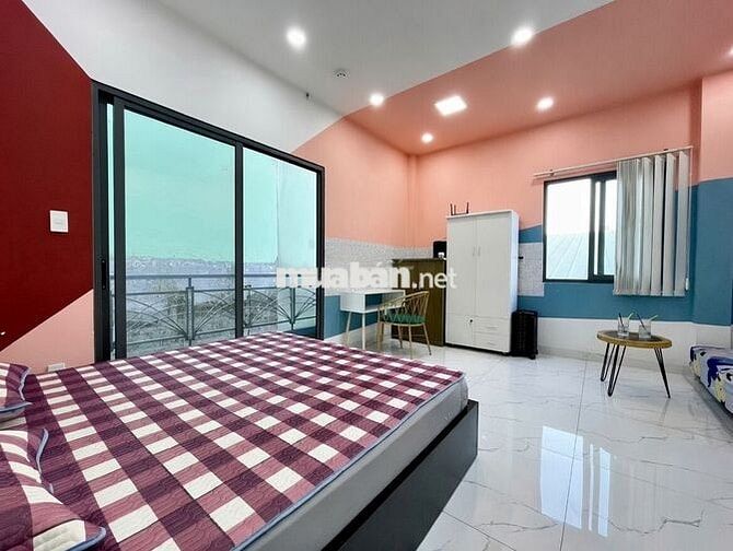 Cho thuê căn hộ 50m2 mặt tiền đường Lê Văn Quới, tiện nghi, an ninh