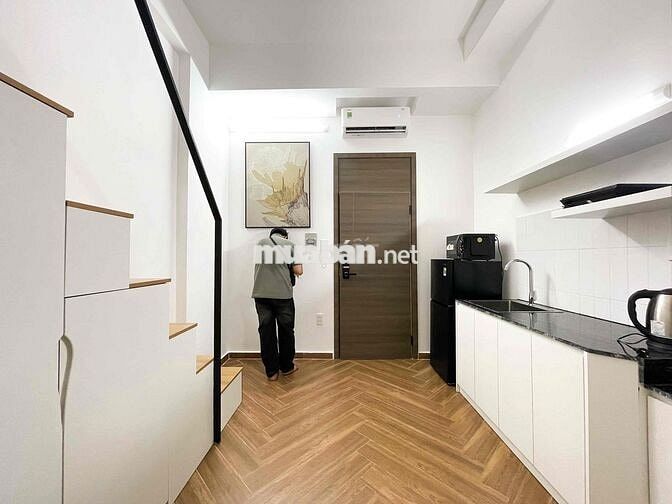 Phòng Duplex Gác Cao 1m8, Full nội thất view thoáng, Gần Lotte Quận 7