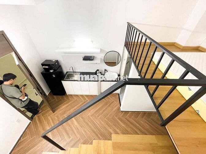 Phòng Duplex Gác Cao 1m8, Full nội thất view thoáng, Gần Lotte Quận 7