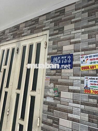 Bán nhà nhỏ shc 3,5x4, 1 trệt 1 Lầu 1wc, lancan . nối Ht43 và Ht10 . 