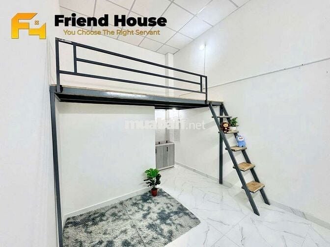 Phòng Giá Rẻ Mới Xây Gần Chợ Hạnh Thông Tây- Quang Trung