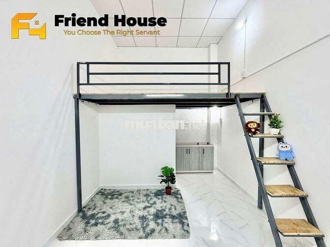 Phòng Giá Rẻ Mới Xây Gần Chợ Hạnh Thông Tây- Quang Trung