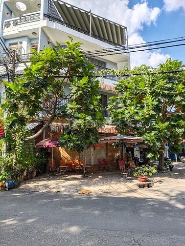 Nhà góc 2 MT Bà Hom 5x15 1 trệt 3 lầu vỉa hè cực rộng