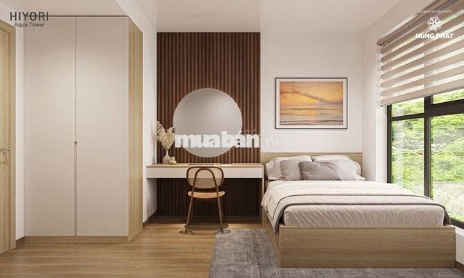 BÁN CĂN HIYORI 2PN GIÁ CĐT BÀN GIAO FULL NỘI THẤT LIỀN TƯỜNG CAO CẤP 