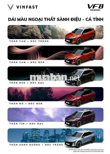Xe điện VinFast VF 8 All New Chính Thức Mở Cọc