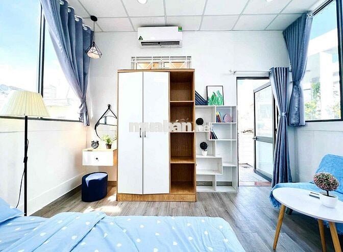 CHO THUÊ CHDV FULL NỘI THẤT 2 PHÒNG NGỦ RỘNG 65m2  NGAY TRUNG TÂM