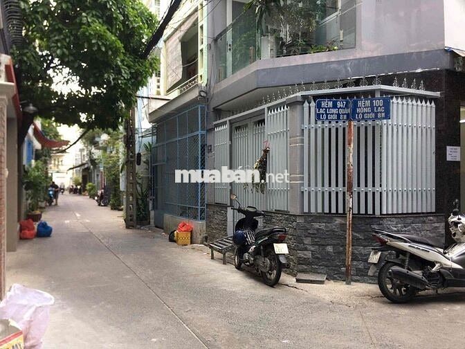 căn góc 2 mặt tiền hẻm oto - gần chợ Tân Bình
