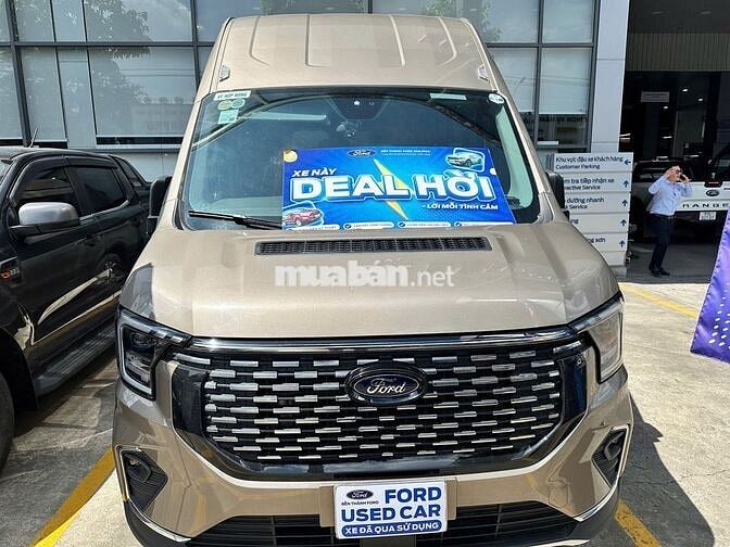 Ford Transit 2024 Cao cấp Nâu, bảo hành 2027