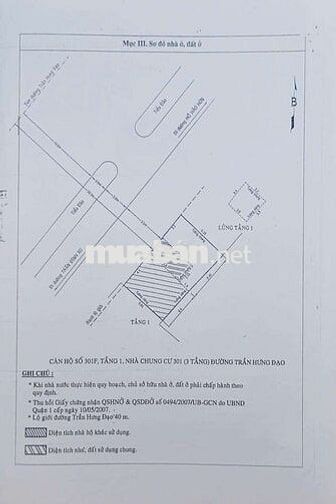 NHÀ MẶT TIỀN TRỆT ĐƯỜNG TRẦN HƯNG ĐẠO QUẬN 1
