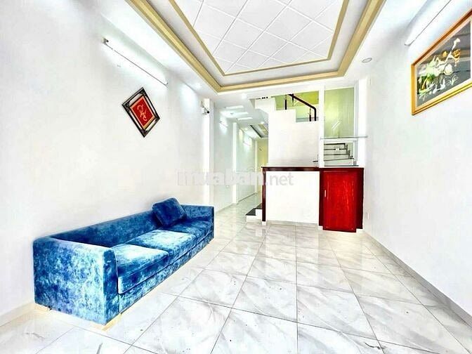 Nhà 1 Trệt 3 Lầu 4PN 4x20m Mặt Tiền Đường Số Chợ Tân Mỹ Quận 7