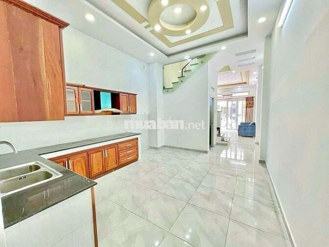 Nhà 1 Trệt 3 Lầu 4PN 4x20m Mặt Tiền Đường Số Chợ Tân Mỹ Quận 7