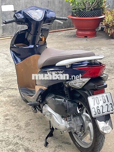 Honda Vision 2014 Xanh Nâu. Máy móc zin.