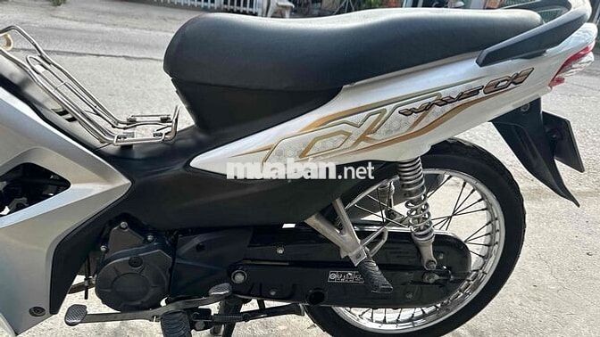 Wave Alpha 110 2021 Trắng đen ( hỗ trợ góp )