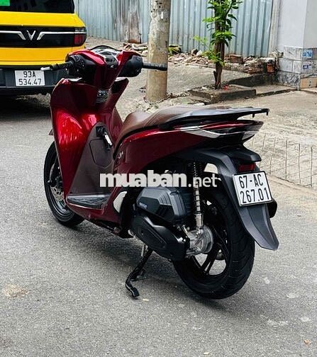 Honda SH 160i ABS 2024 Đỏ bạc đô 9 chủ