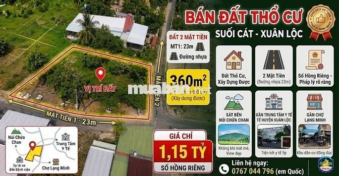 🎯 BỎ PHỐ LÊN NÚI - LÔ ĐẤT 360.7M² VIEW NÚI CHỨA CHAN ĐẦY TIỀM NĂNG! 🎯