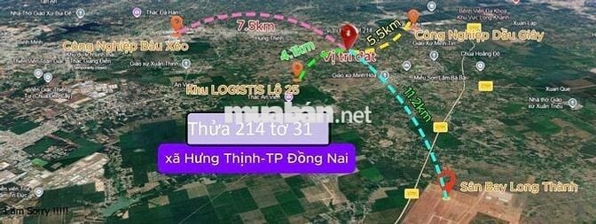 Đất nông nghiệp Hưng Thịnh, Trảng Bom, Đồng Nai