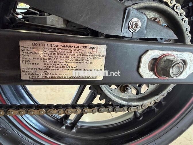 Yamaha Exciter 2017 Trắng đỏ