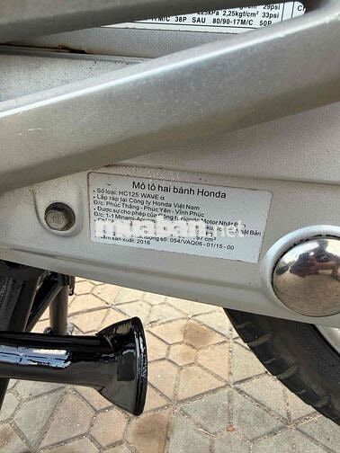 Honda Wave A 2016 Xanh
