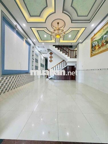 Nhà trệt lầu 3pn KDC Quân Báo Gần Chợ Bà Bộ