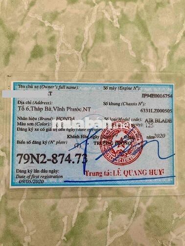 Honda Air Blade 125 2020 Đỏ