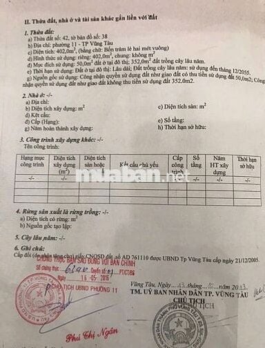 Cần bán đất nhà đang ở trên trục đường 30 Tháng 4.