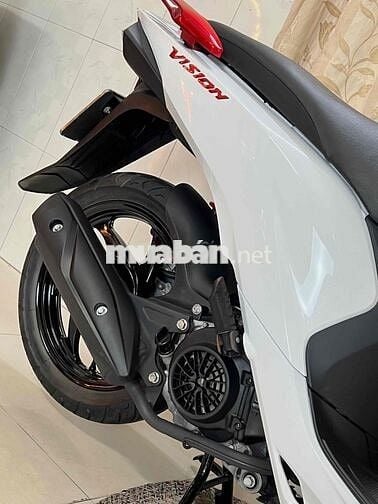 Honda Vision 2017 BSTP Trắng Đỏ Sporty Đẹp Keng