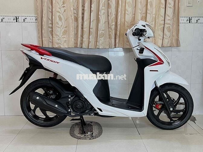 Honda Vision 2017 BSTP Trắng Đỏ Sporty Đẹp Keng