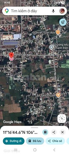Chính chủ bán đất 270m² Thanh Điền Tây Ninh