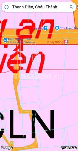 Chính chủ bán đất 270m² Thanh Điền Tây Ninh