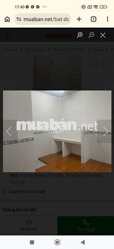 Nhà đường Phạm thể hiển, 4,5x8m 1 trệt 1 lầu 