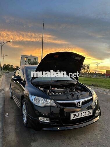 Honda Civic 2007 2.0 AT Đen 18 vạn