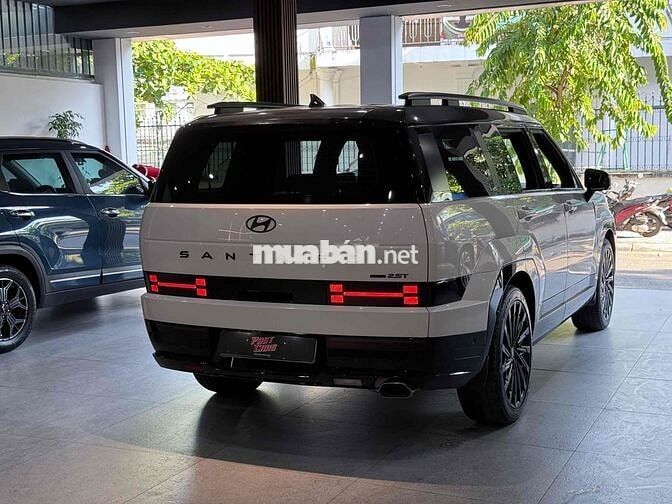 Hyundai Santafe 2024 2.5T Xăng 37.000 km Trắng