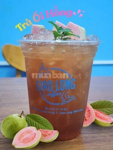 Giao Long Coffee Bến Tre – Cà phê máy 13k, trà 1 lít 19k, sân vườn tho