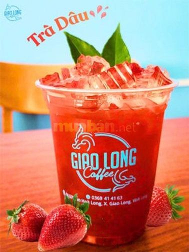 Giao Long Coffee Bến Tre – Cà phê máy 13k, trà 1 lít 19k, sân vườn tho