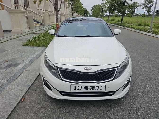 Kia Optima 2014 2.0AT 91000 km Trắng