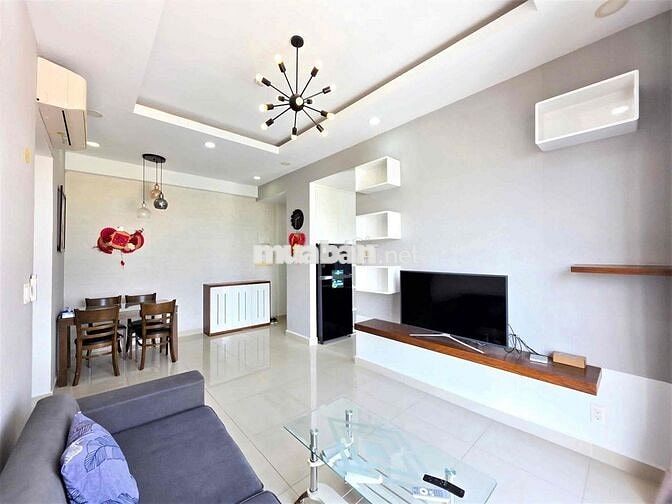 Cho thuê căn góc 2PN/2WC view QK7 thoáng mát, nội thất y hình