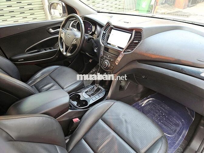 Hyundai Santafe AT dầu model 2016 màu trắng