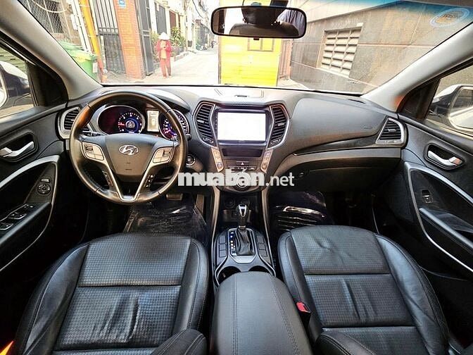 Hyundai Santafe AT dầu model 2016 màu trắng