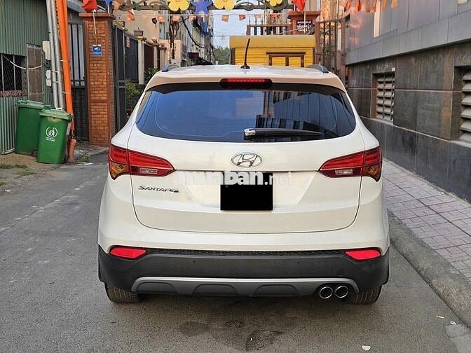 Hyundai Santafe AT dầu model 2016 màu trắng