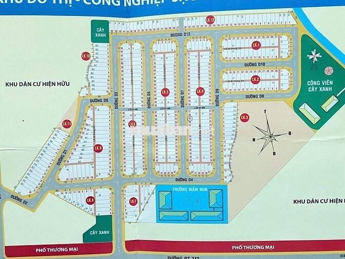 Bán đất Vĩnh Tân, sát Thành Phố Mới và KCNVsip 2 giá chỉ 1 050, sổ sẵn