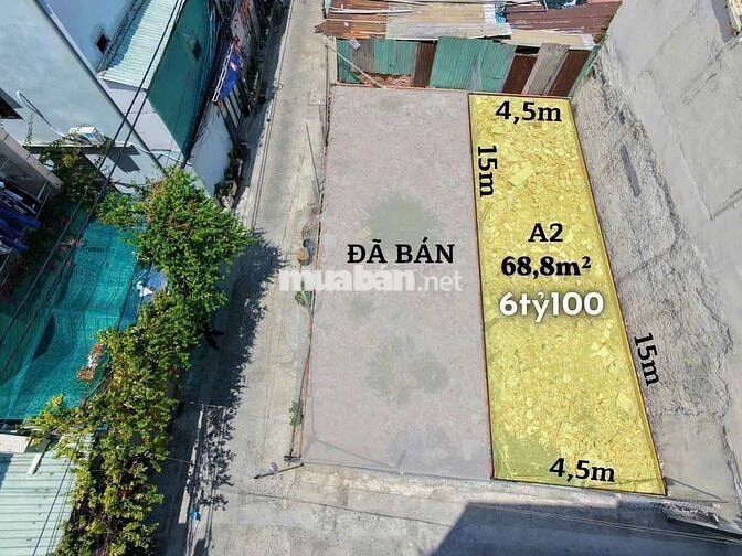 Đất hẻm 52, đường 26. DT: 69m², sổ hồng riêng, gần Pham Văn Đồng