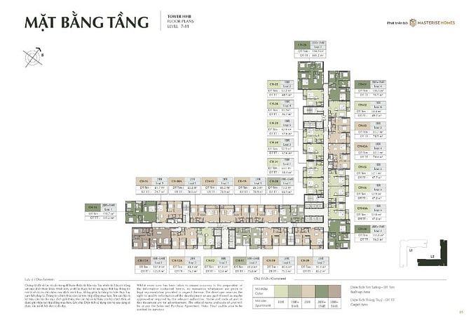 mặt hàng MASTERISE HOMES dự án trung tâm