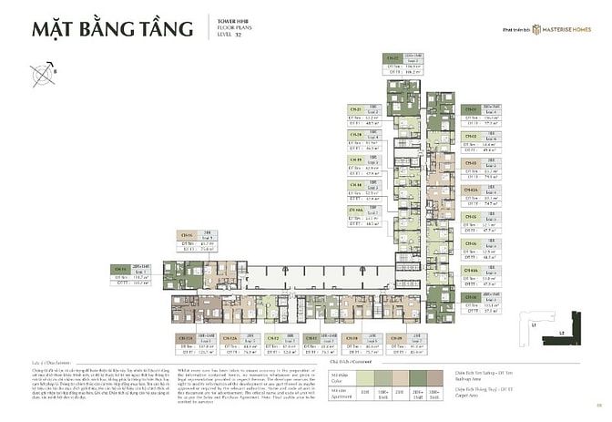 mặt hàng MASTERISE HOMES dự án trung tâm