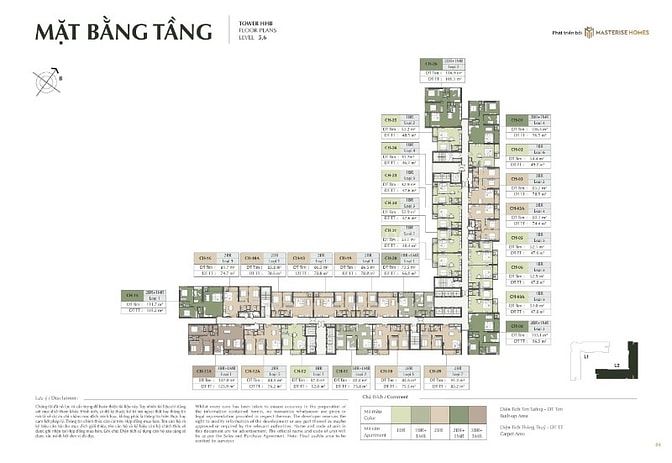 mặt hàng MASTERISE HOMES dự án trung tâm
