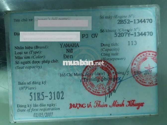 Yamaha Nouvo 3 2007 Đen
