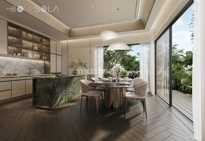  DUY NHẤT 1 CĂN SONG LẬP KẾ GÓC SÁT SÔNG HƯỚNG NAM THE GLOBAL CITY
