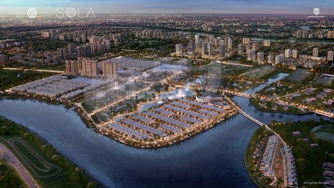  DUY NHẤT 1 CĂN SONG LẬP KẾ GÓC SÁT SÔNG HƯỚNG NAM THE GLOBAL CITY