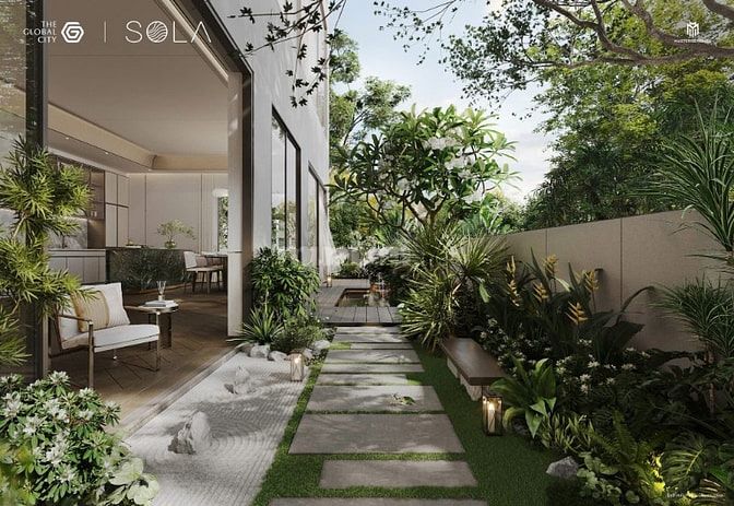  DUY NHẤT 1 CĂN SONG LẬP KẾ GÓC SÁT SÔNG HƯỚNG NAM THE GLOBAL CITY