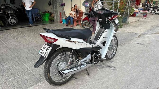 Wave Alpha 100 2014 Trắng đen ( hỗ trợ góp )