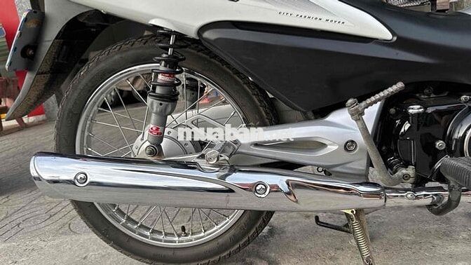 Wave Alpha 100 2014 Trắng đen ( hỗ trợ góp )